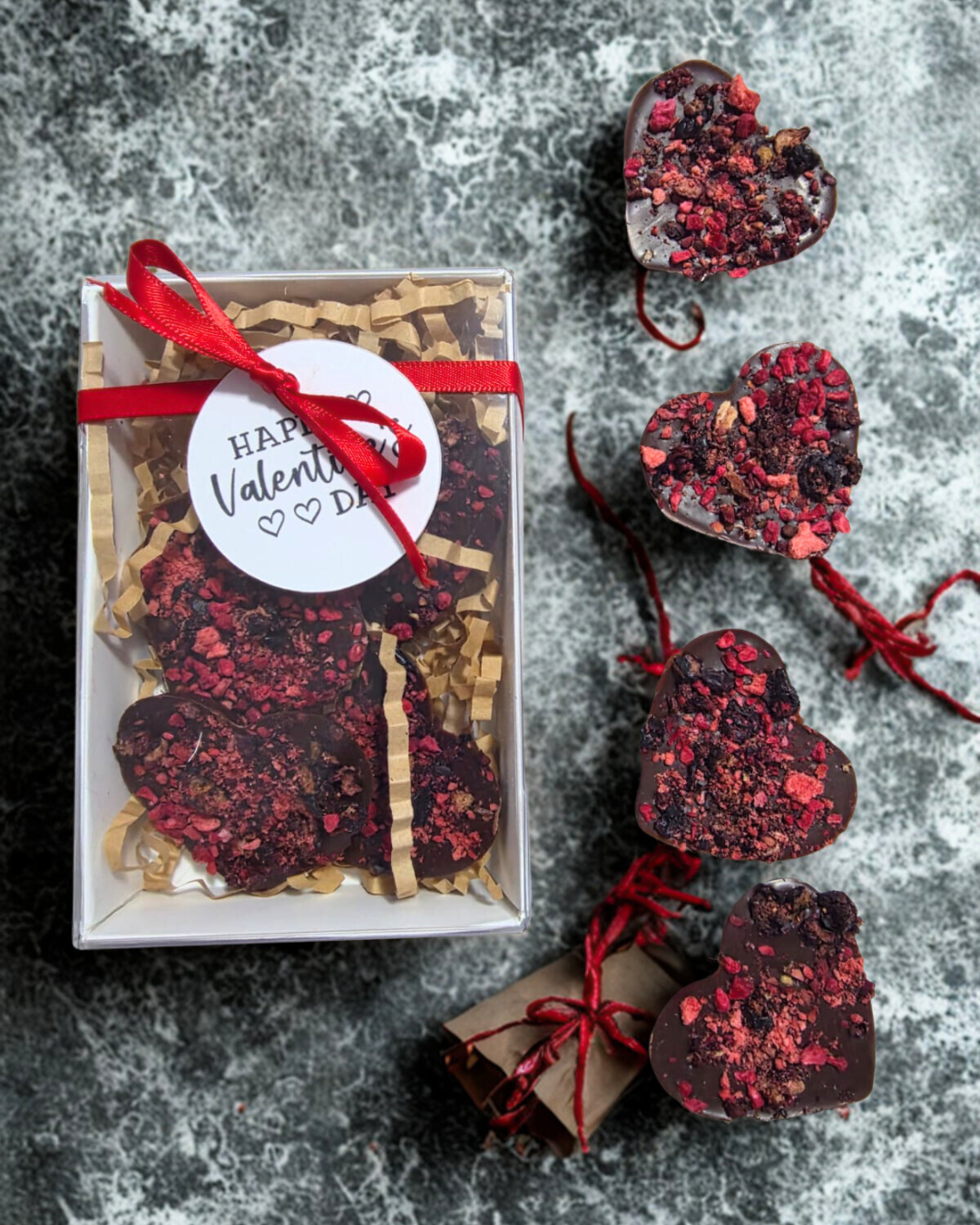 Mixed Berries Love Hearts