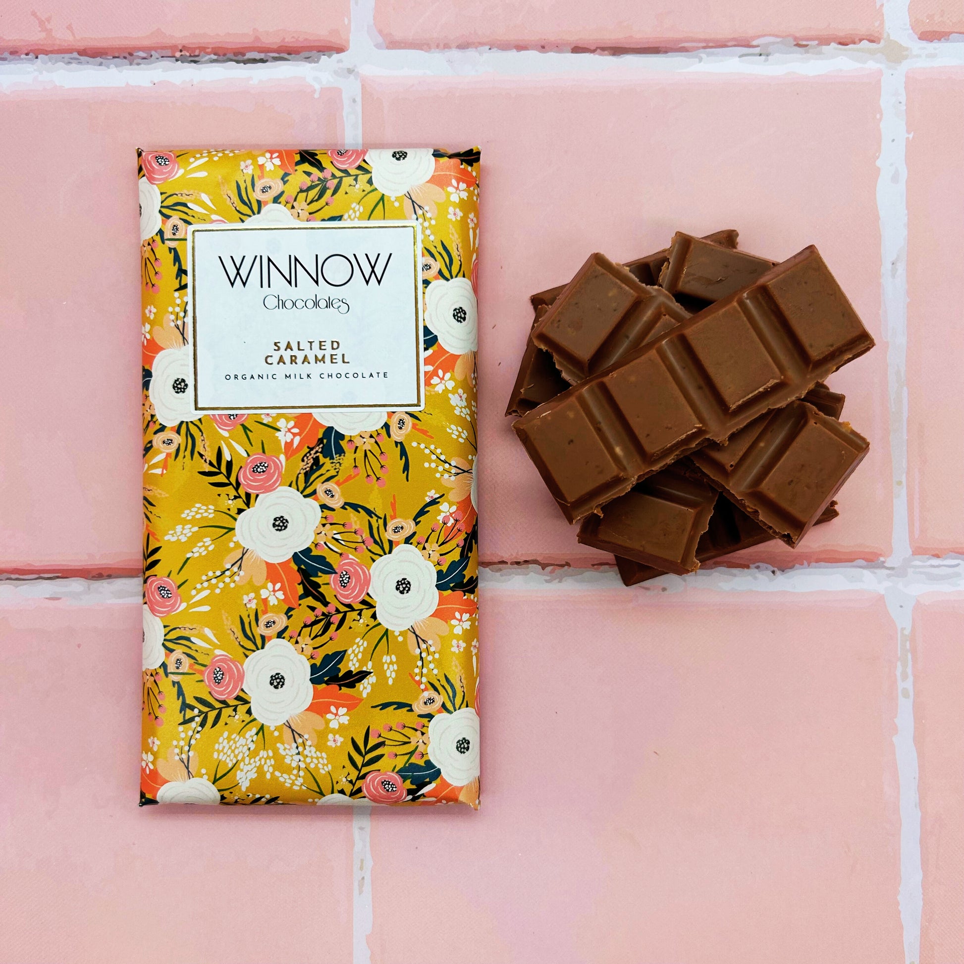 Salted Caramel - Organic Milk Chocolate image 1
