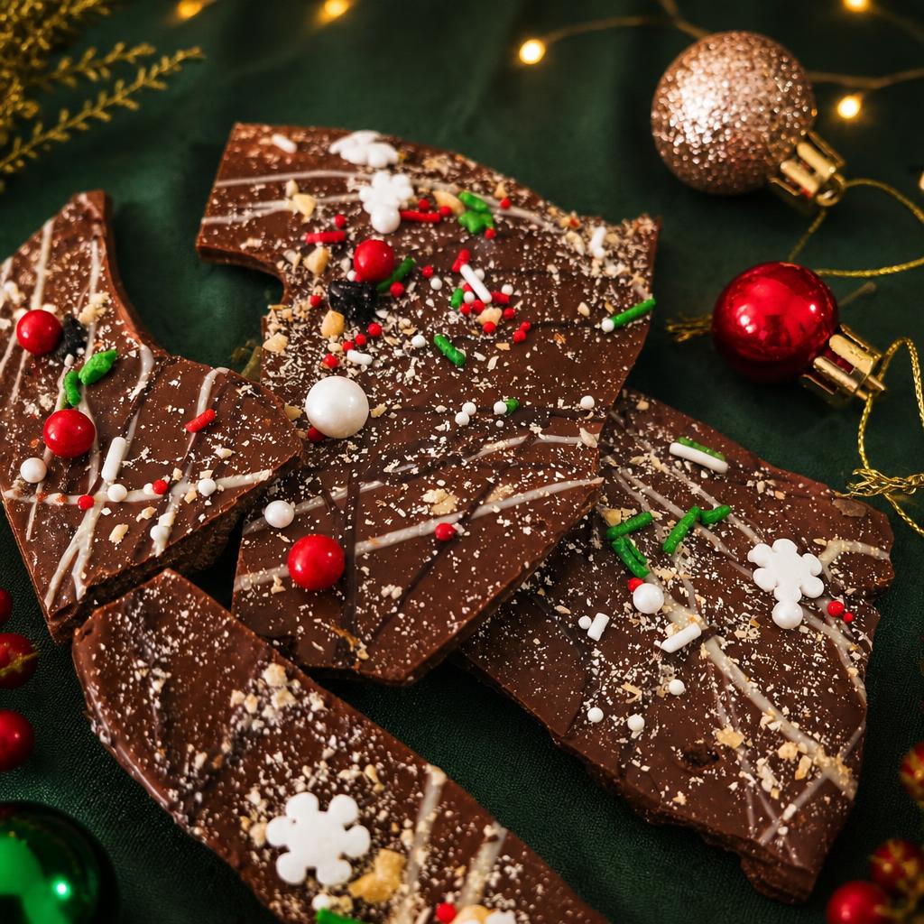 Marbled Xmas Brittle