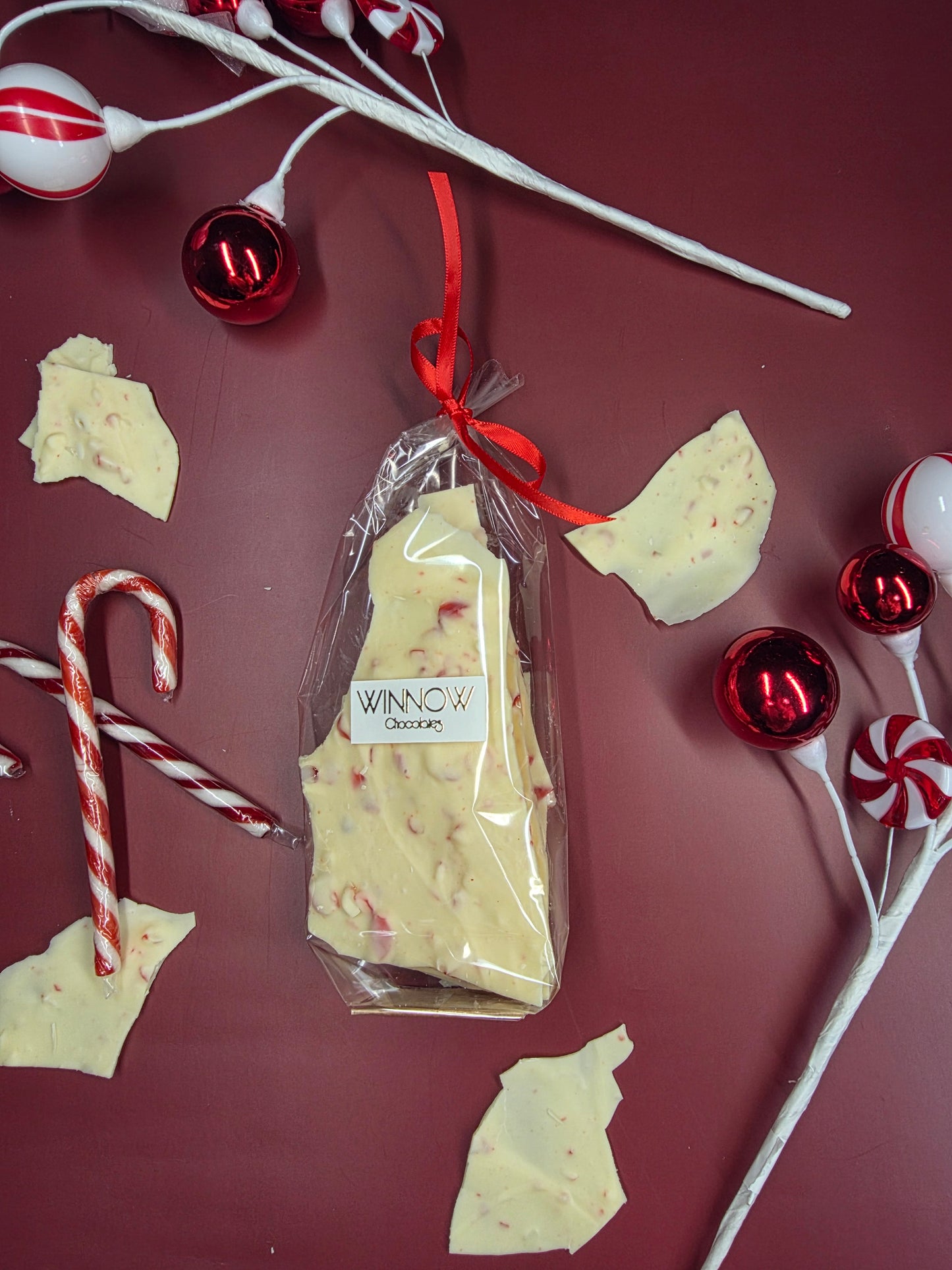 Candy Cane Crunch Brittle (White)