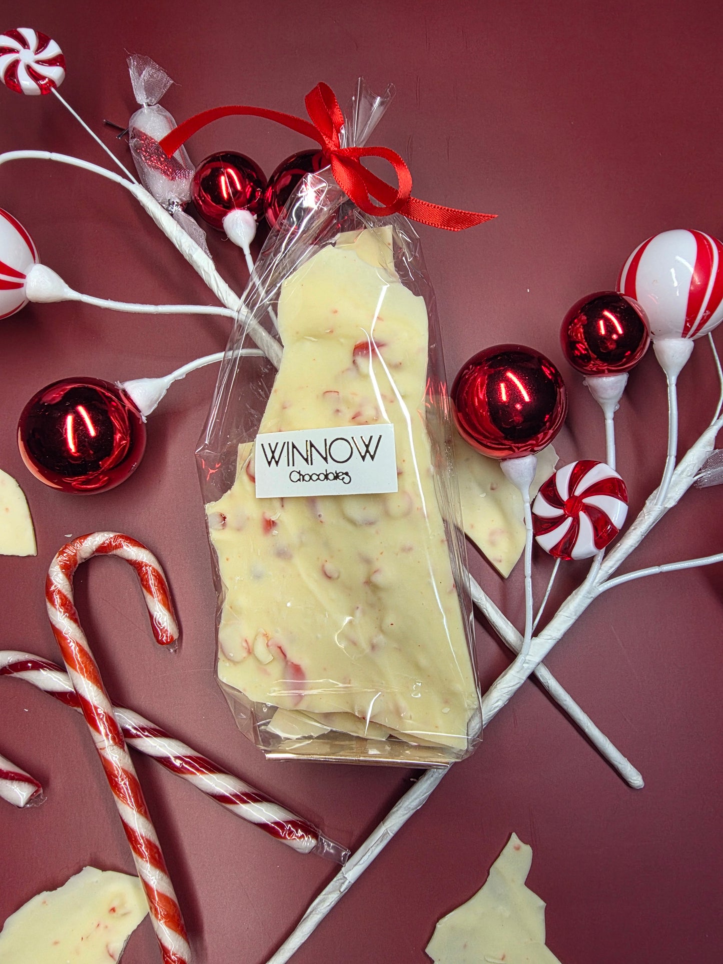 Candy Cane Crunch Brittle (White)