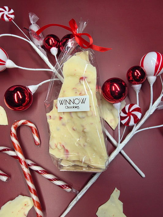 Candy Cane Crunch Brittle (White)