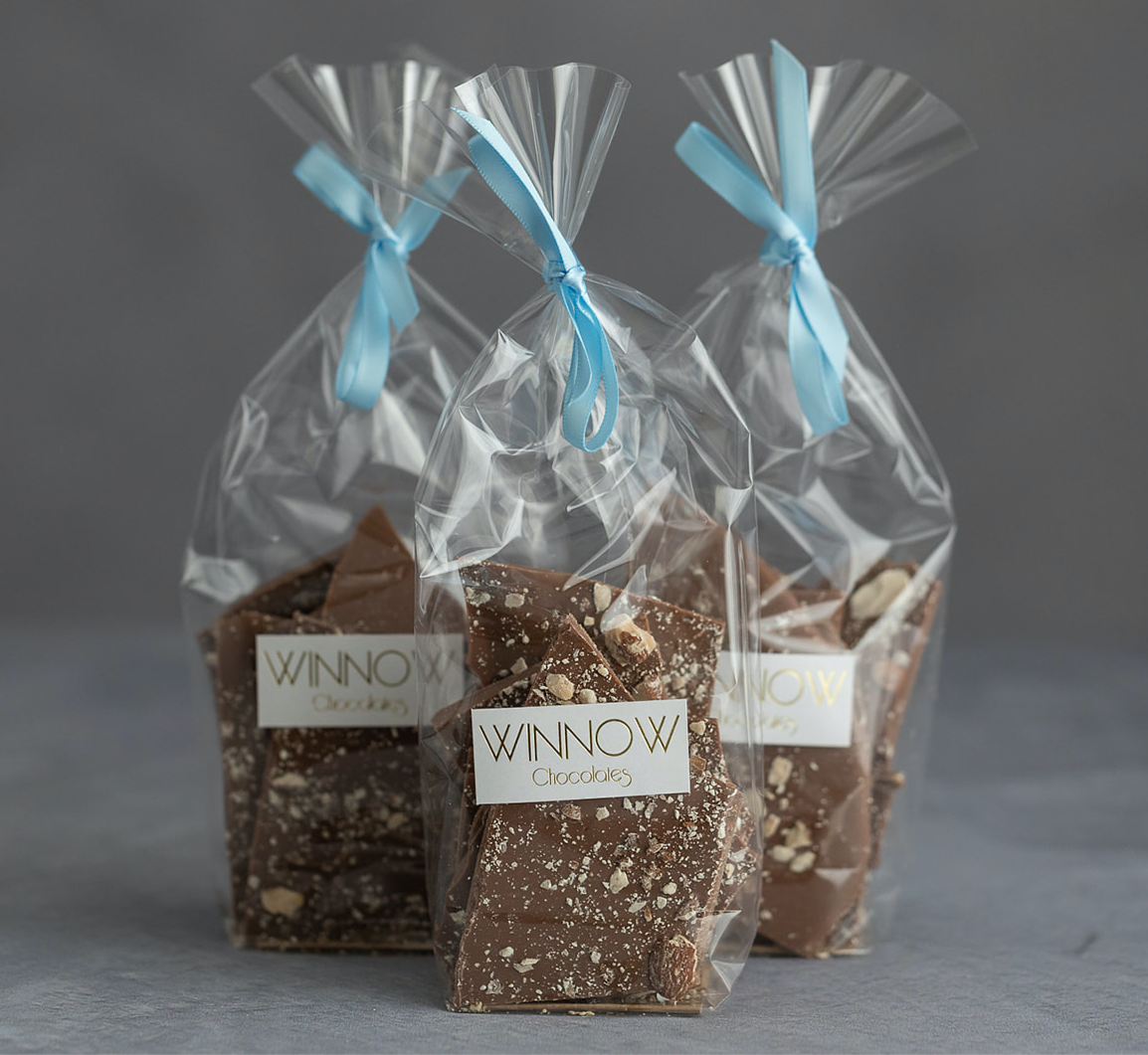 Salted Roasted Almond Brittle Bag - Milk chocolate image 0